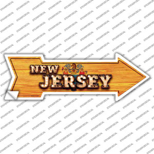 New Jersey Bulb Lettering Wholesale Novelty Arrow Sticker Decal