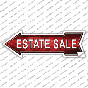 Estate Sale Left Wholesale Novelty Arrow Sticker Decal