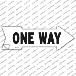 One Way Right Wholesale Novelty Arrow Sticker Decal