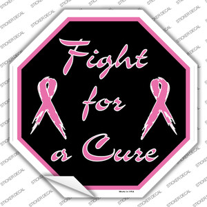 Fight For a Cure Wholesale Novelty Octagon Sticker Decal