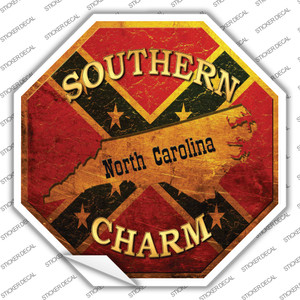 Southern Charm North Carolina Wholesale Novelty Octagon Sticker Decal