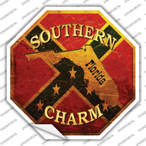 Southern Charm Florida Wholesale Novelty Octagon Sticker Decal