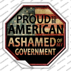 Proud To Be American Wholesale Novelty Octagon Sticker Decal