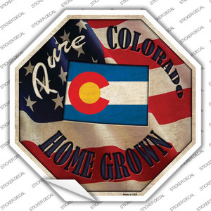 Colorado Home Grown Wholesale Novelty Octagon Sticker Decal