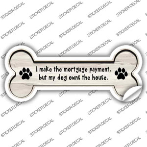 Dogs Owns House Wholesale Novelty Bone Sticker Decal