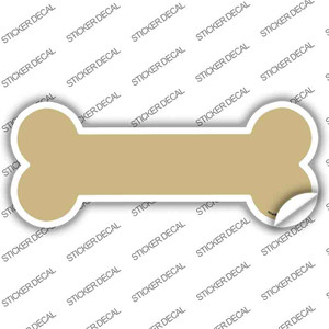 Gold Solid Wholesale Novelty Bone Sticker Decal