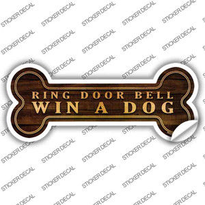 Win A Dog Wholesale Novelty Bone Sticker Decal