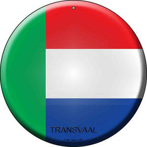 Transvaal Country Wholesale Novelty Metal Circular Sign