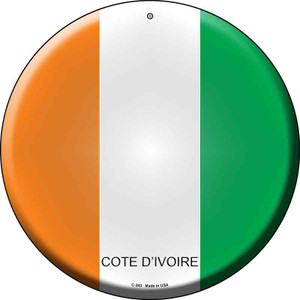 Cote D'ivoire Country Wholesale Novelty Metal Circular Sign