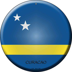 Curacao Country Wholesale Novelty Metal Circular Sign