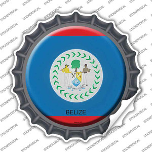 Belize Country Wholesale Novelty Bottle Cap Sticker Decal