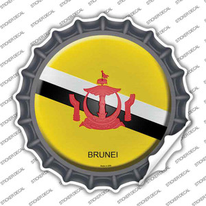 Brunei Country Wholesale Novelty Bottle Cap Sticker Decal