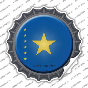 Congo Kinshasa Country Wholesale Novelty Bottle Cap Sticker Decal