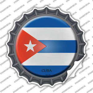 Cuba Country Wholesale Novelty Bottle Cap Sticker Decal
