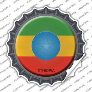 Ethiopia Country Wholesale Novelty Bottle Cap Sticker Decal