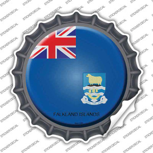 Falkland Islands Country Wholesale Novelty Bottle Cap Sticker Decal