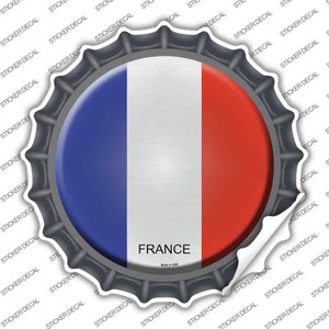 France Country Wholesale Novelty Bottle Cap Sticker Decal