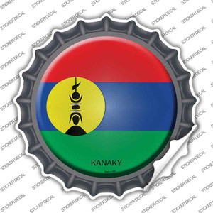 Kanaky Country Wholesale Novelty Bottle Cap Sticker Decal