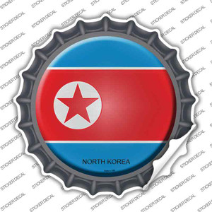 North Korea Country Wholesale Novelty Bottle Cap Sticker Decal