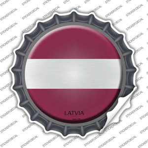 Latvia Country Wholesale Novelty Bottle Cap Sticker Decal