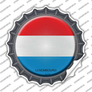 Luxembourg Country Wholesale Novelty Bottle Cap Sticker Decal