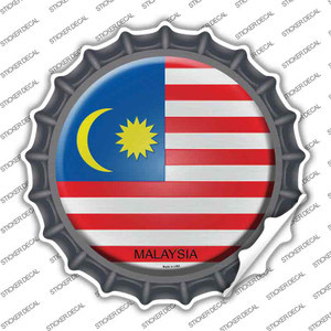 Malaysia Country Wholesale Novelty Bottle Cap Sticker Decal
