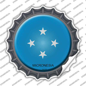 Micronesia Country Wholesale Novelty Bottle Cap Sticker Decal
