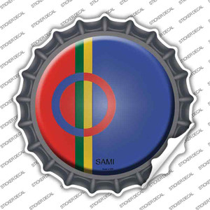 Sami Country Wholesale Novelty Bottle Cap Sticker Decal