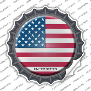 United States Country Wholesale Novelty Bottle Cap Sticker Decal