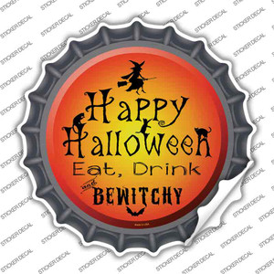 Happy Halloween Wholesale Novelty Bottle Cap Sticker Decal