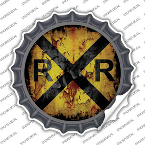 Vintage Railroad Crossing Wholesale Novelty Bottle Cap Sticker Decal