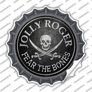 Fear The Bones Wholesale Novelty Bottle Cap Sticker Decal