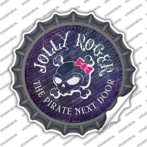 The Pirate Next Door Wholesale Novelty Bottle Cap Sticker Decal