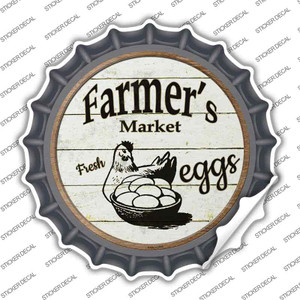 Farmers Market Eggs Wholesale Novelty Bottle Cap Sticker Decal