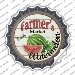 Farmers Market Watermelon Wholesale Novelty Bottle Cap Sticker Decal