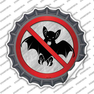 No Bats Wholesale Novelty Bottle Cap Sticker Decal