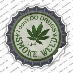 Smoke Weed Wholesale Novelty Bottle Cap Sticker Decal