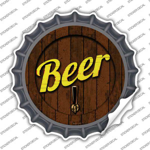 Beer Keg Tap Wholesale Novelty Bottle Cap Sticker Decal