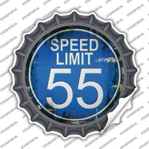 Speed Limit 55 Wholesale Novelty Bottle Cap Sticker Decal