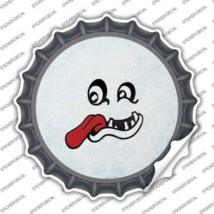 Freak Face Snowflake Wholesale Novelty Bottle Cap Sticker Decal