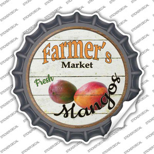 Farmers Market Mangos Wholesale Novelty Bottle Cap Sticker Decal