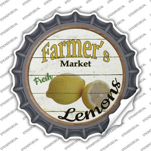 Farmers Market Lemons Wholesale Novelty Bottle Cap Sticker Decal