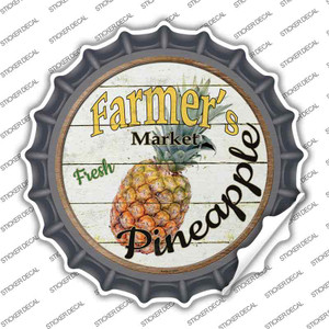 Farmers Market Pineapple Wholesale Novelty Bottle Cap Sticker Decal