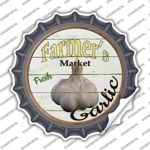 Farmers Market Garlic Wholesale Novelty Bottle Cap Sticker Decal