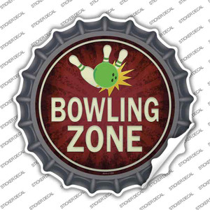 Bowling Zone Wholesale Novelty Bottle Cap Sticker Decal