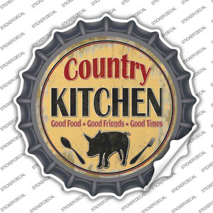Country Kitchen Wholesale Novelty Bottle Cap Sticker Decal
