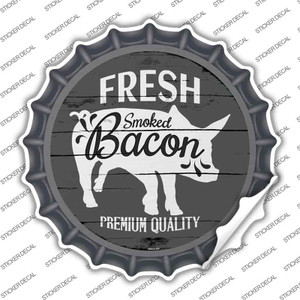 Fresh Smoked Bacon Wholesale Novelty Bottle Cap Sticker Decal