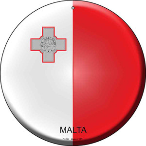 Malta Country Wholesale Novelty Metal Circular Sign