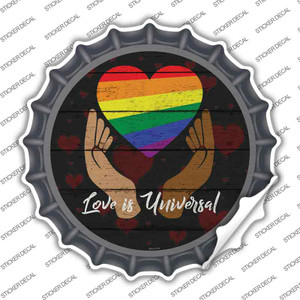 Love Is Universal Wholesale Novelty Bottle Cap Sticker Decal