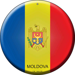 Moldova Country Wholesale Novelty Metal Circular Sign